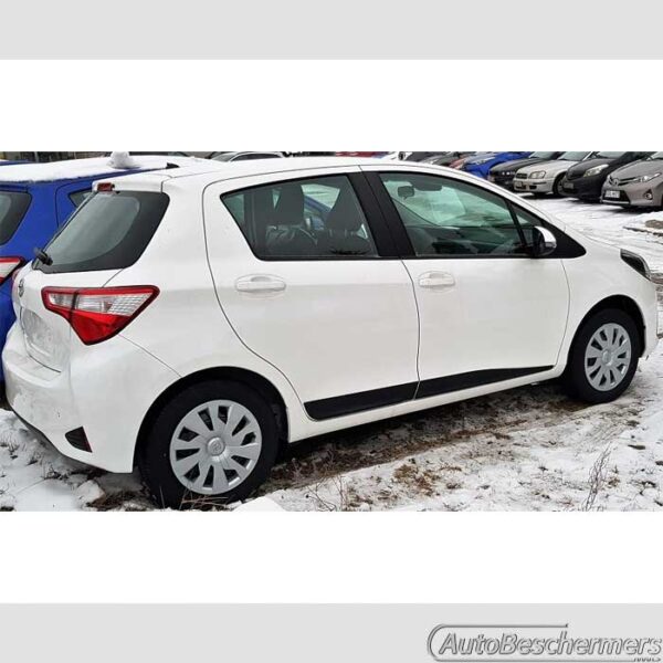 Stootlijsten set zwart breed Toyota Yaris 5-deurs 04.2017-08.2020 - Afbeelding 3