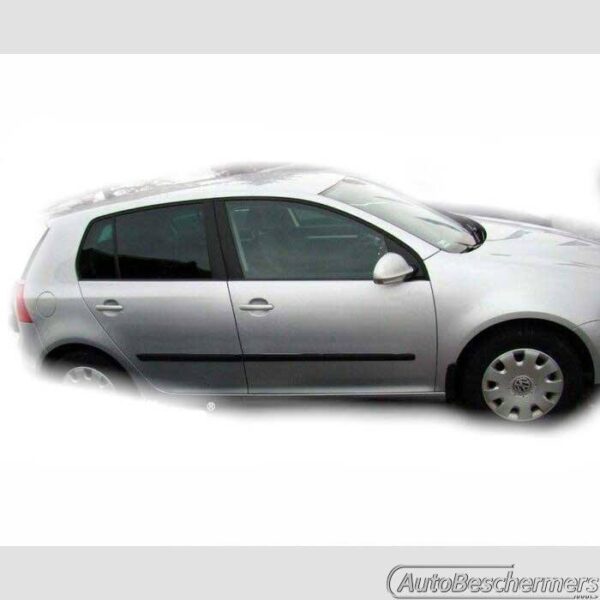 Stootlijsten set zwart Volkswagen Golf 5 5-deurs 09.2003-09.2008