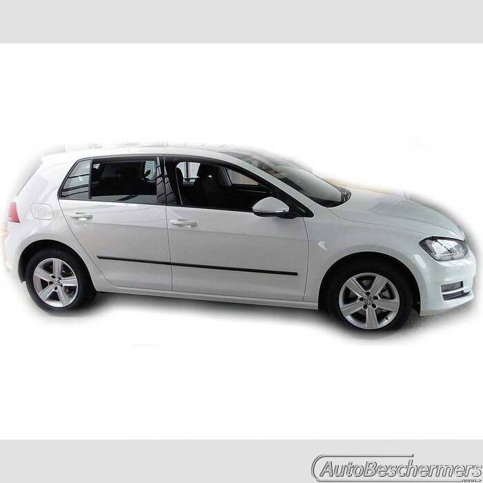 Stootlijsten set zwart Volkswagen Golf 7 5-deurs 11.2012-