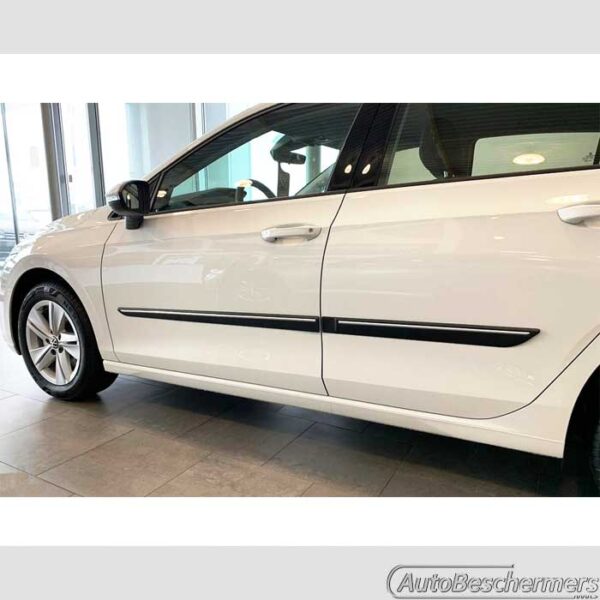 Stootlijsten set zwart-zilver Volkswagen Golf 8 10.2019- - Afbeelding 2