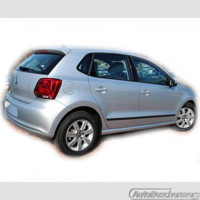 Stootlijsten set zwart Volkswagen Polo 6R 06.2009-03.2014