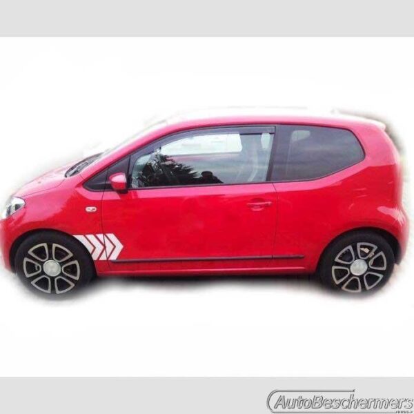 Stootlijsten set zwart Volkswagen UP 3-deurs 11.2011-