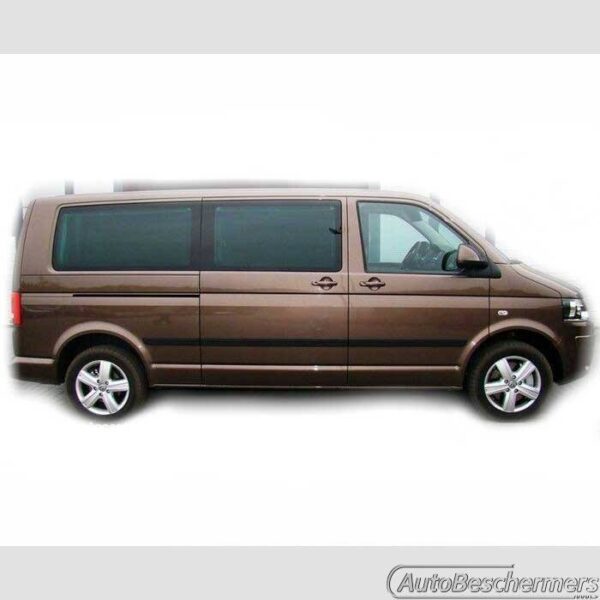 Stootlijsten set zwart Volkswagen Transporter T6 LWB 06.2015-