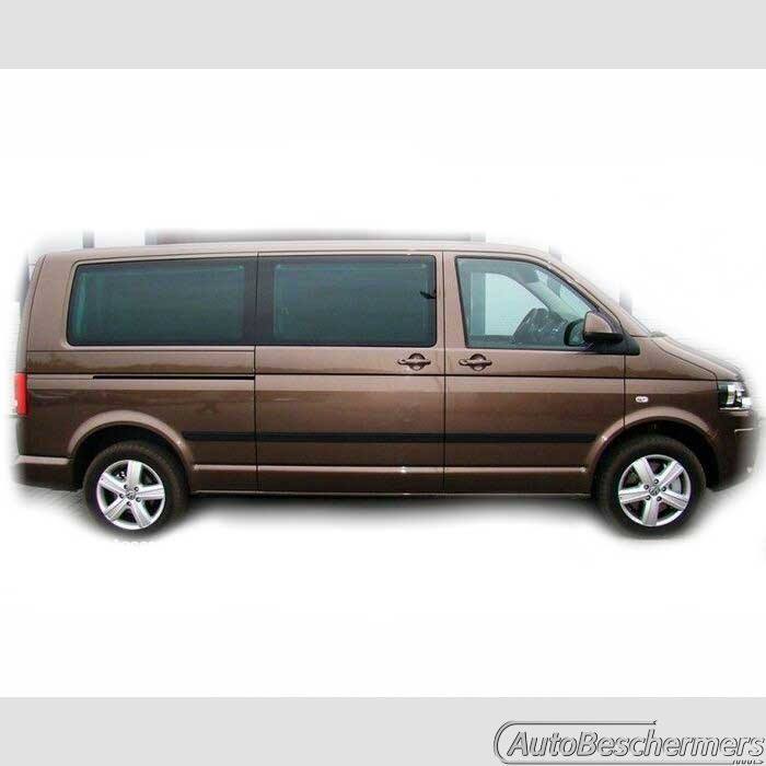 Stootlijsten set zwart Volkswagen Transporter T6 LWB 06.2015-