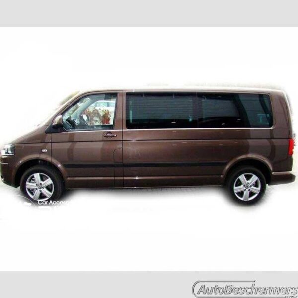 Stootlijsten set zwart Volkswagen Transporter T5 LWB 04.2003-05.2015 - Afbeelding 2