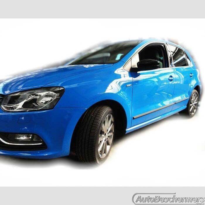 Stootlijsten set zwart Volkswagen Polo 6C 04.2014-