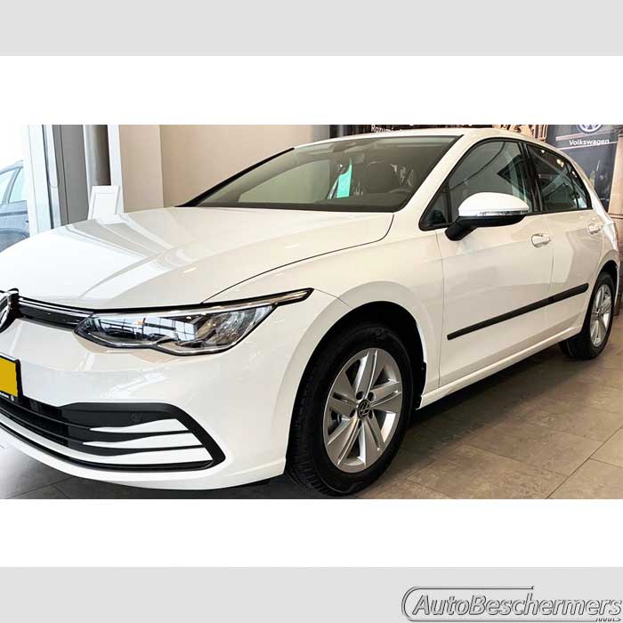 Stootlijsten set zwart Volkswagen Golf 8 10.2019-