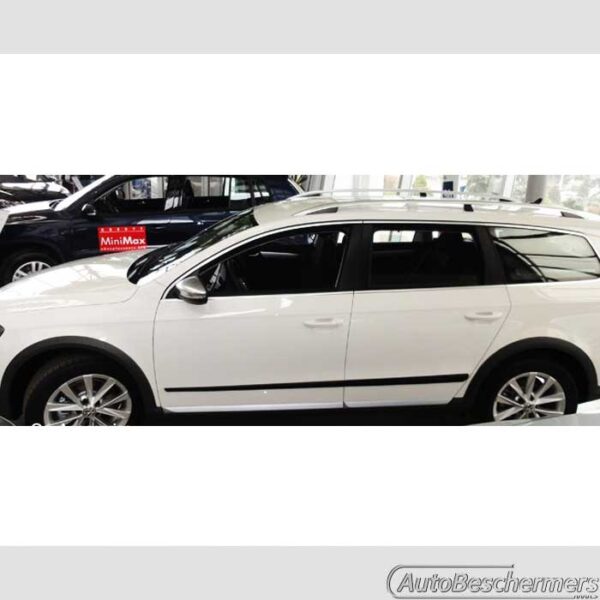 Stootlijsten set zwart Volkswagen Passat Variant Alltrack B7 11.2010- - Afbeelding 2