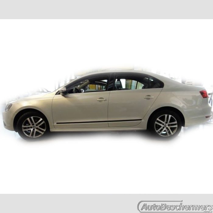Stootlijsten set zwart Volkswagen Jetta 01.2011-