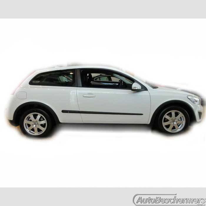 Stootlijsten set zwart Volvo C30 10.2006-