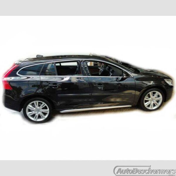 Stootlijsten set zwart Volvo V60 Wagon 11.2010-