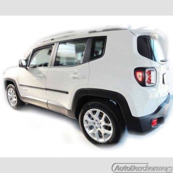 Stootlijsten set zwart Jeep Renegade - Afbeelding 2