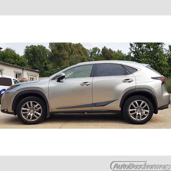Stootlijsten set zwart Lexus NX 10.2014--