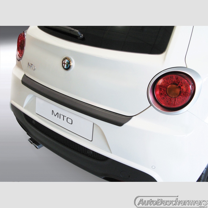 Achterbumperbeschermer zwart Alfa Romeo Mito 09.2008-08.2019