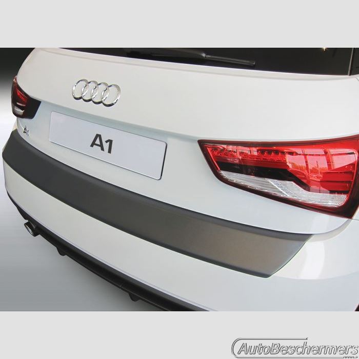 Achterbumperbeschermer zwart Audi A1 en S1 Sportback S-Line 3- en 5-deurs 01.2015-