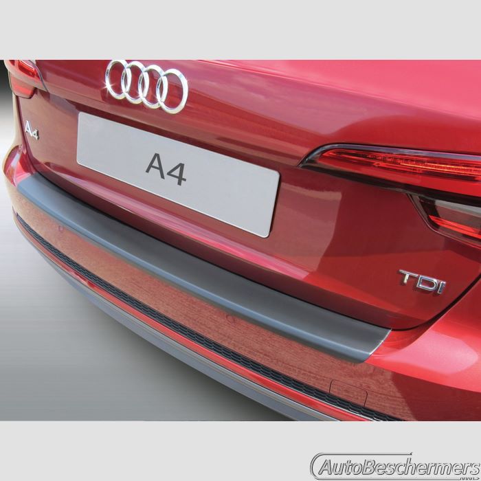 Achterbumperbeschermer zwart Audi A4 Avant en S-Line 11.2015 niet S4 en Quattro