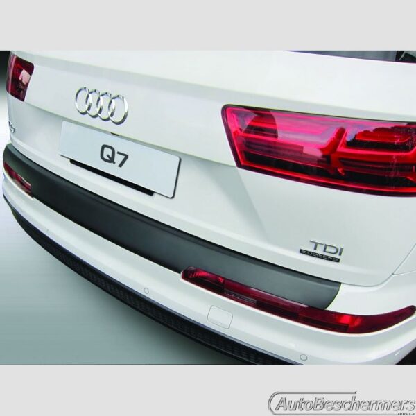 Achterbumperbeschermer zwart Audi Q7 06.2015-