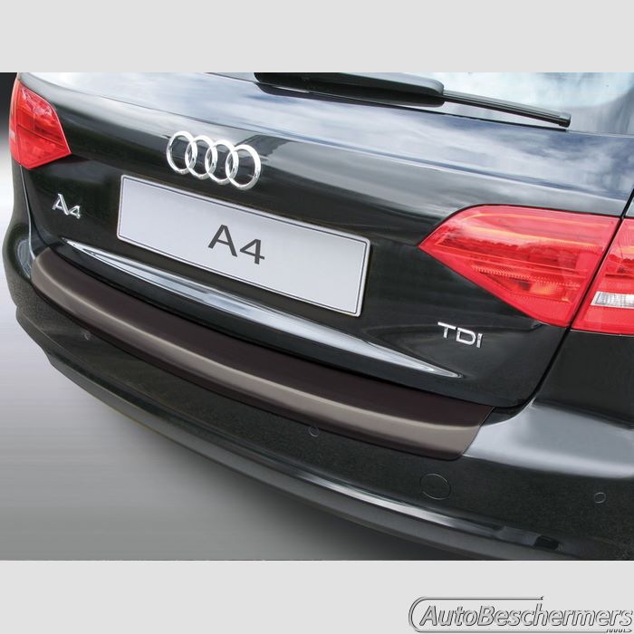 Achterbumperbeschermer zwart Audi A4 Avant en S-Line 02.2012-10.2015 niet S4 en Quattro