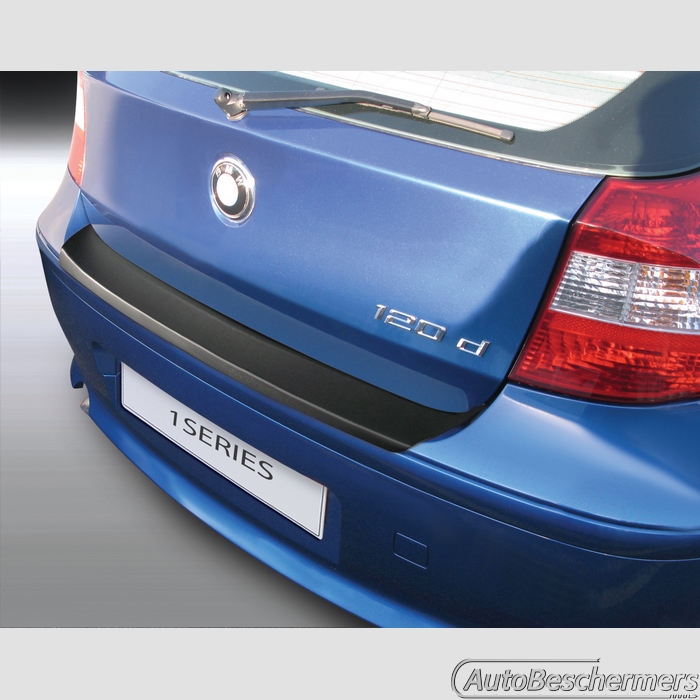 Achterbumperbeschermer zwart BMW 1-Serie Type E87 3- en 5-deurs 09.2004-02.2007