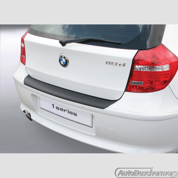 Achterbumperbeschermer zwart BMW 1-Serie Type E87 3- en 5-deurs SE-ES 03.2007-08.2011