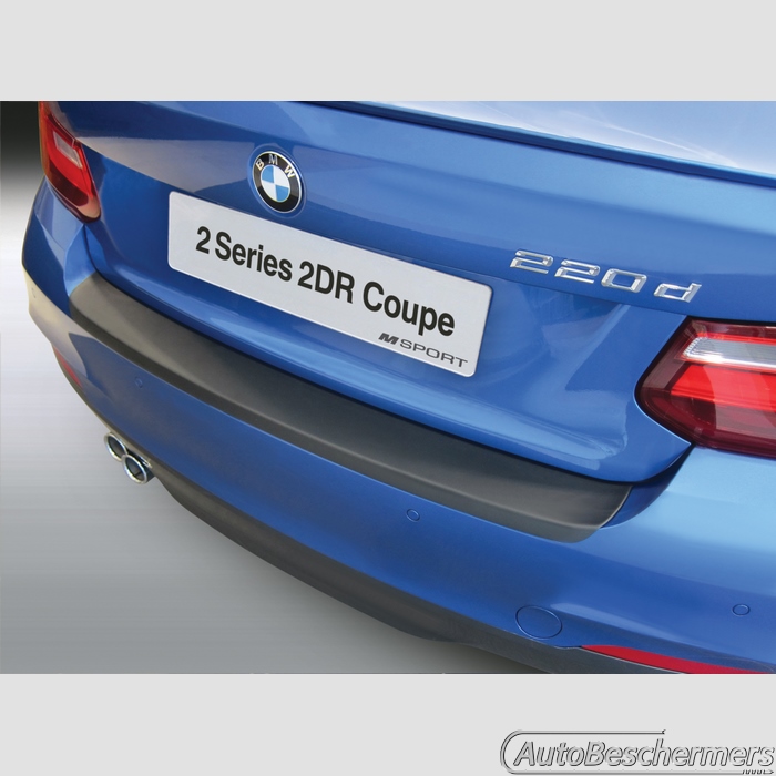 Achterbumperbeschermer zwart BMW 2-Serie Type F22 2-deurs Coupe 04.2014- M-Sport en M235i Cabriolet 03.2015-