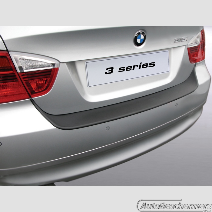 Achterbumperbeschermer zwart BMW 3-Serie Type E90 4-deurs SE ES -08.2008