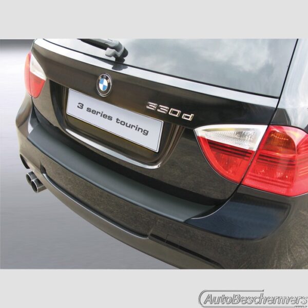 Achterbumperbeschermer zwart BMW 3-Serie Type E91 Touring M-Sport 09.2005-08.2012