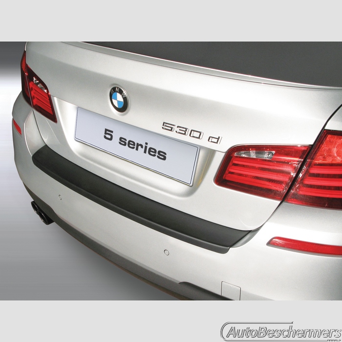 Achterbumperbeschermer zwart BMW 5-Serie Type F10 4-deurs Sedan M-Sport 05.2010-09.2016