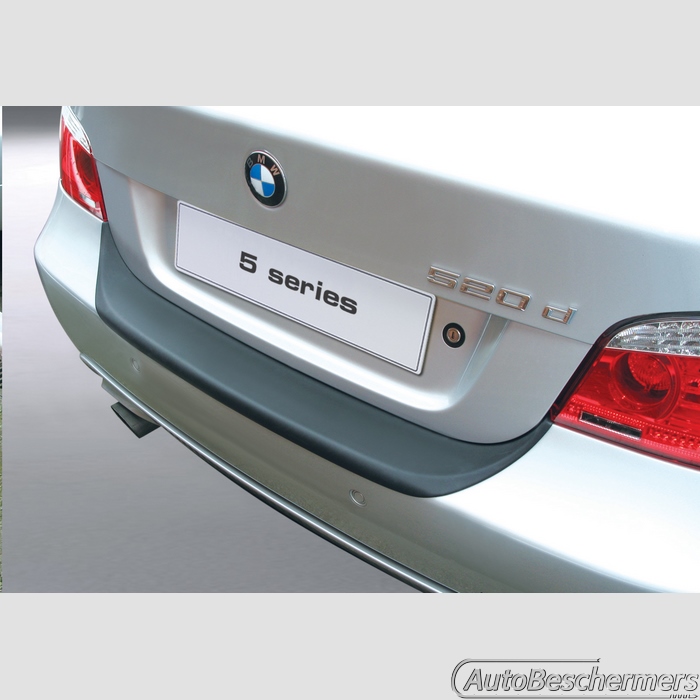 Achterbumperbeschermer zwart BMW 5-Serie Type E60 4-deurs M-Sport 2003-02.2010
