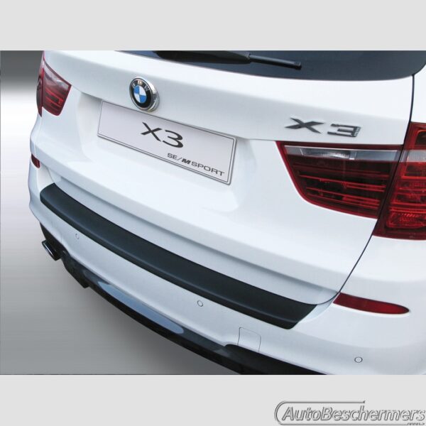 Achterbumperbeschermer zwart BMW X3 Type F25 M-Sport SE 11.2010-03.2014 