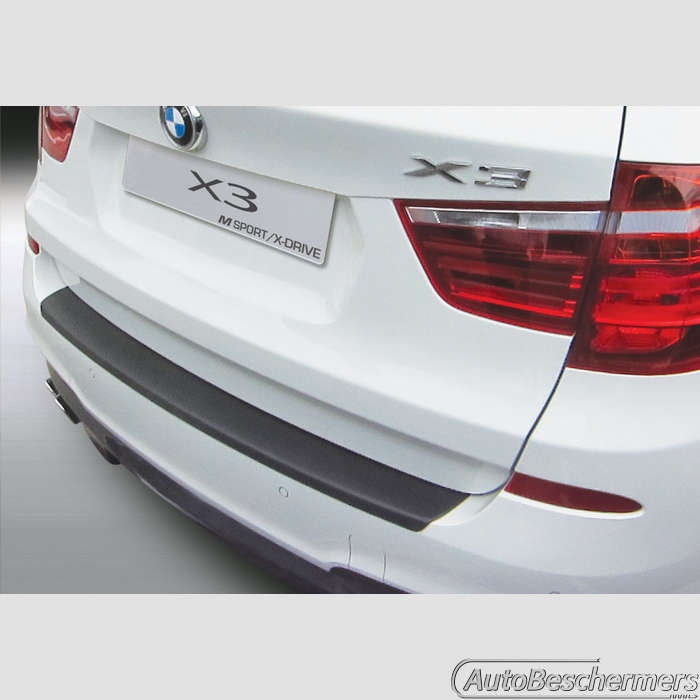 Achterbumperbeschermer zwart BMW X3 Type F25 M-Sport 04.2014-09.2017