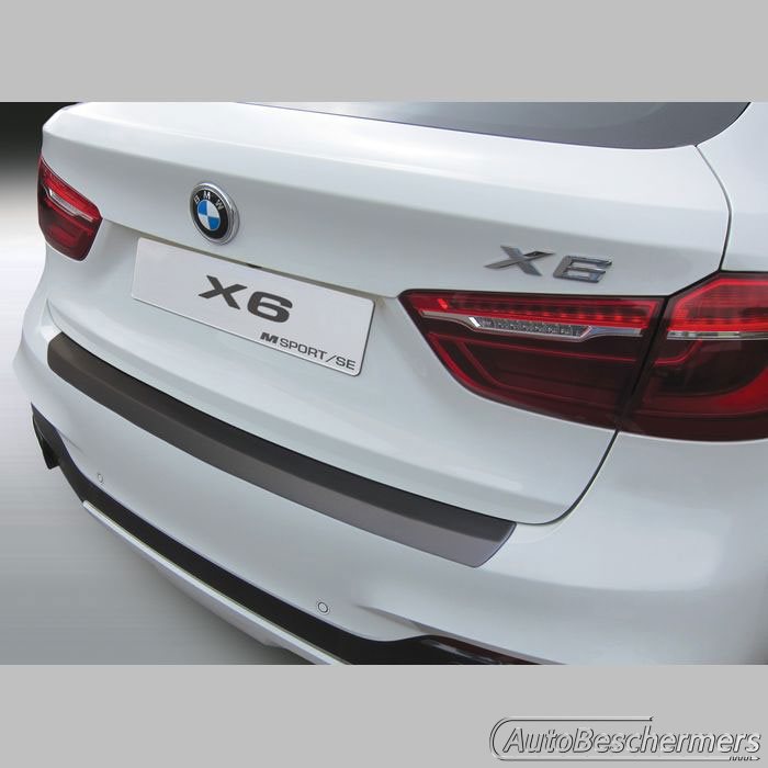 Achterbumperbeschermer zwart BMW X6 Type F16 M-Sport SE 12.2014-