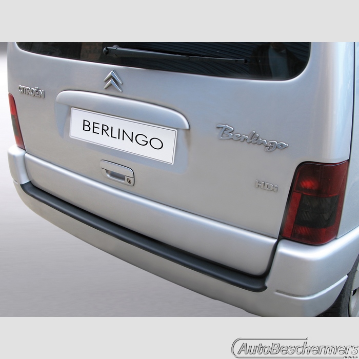 Achterbumperbeschermer zwart Citroën Berlingo -07.2008