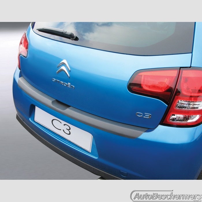Achterbumperbeschermer zwart Citroën C3 5-deurs 01.2010-12.2016