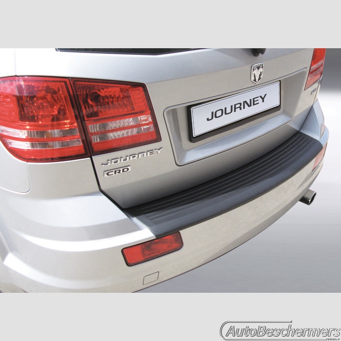 Achterbumperbeschermer zwart Dodge Journey 09.2011-06.2017 met ribbel
