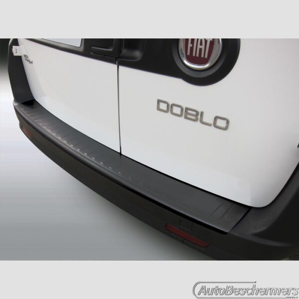 Achterbumperbeschermer zwart Fiat Doblo 12.2014-