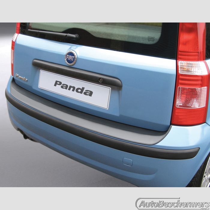Achterbumperbeschermer zwart Fiat Panda 10.2003-02.2012