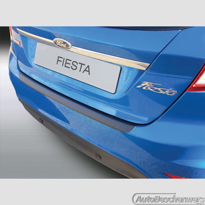 Achterbumperbeschermer zwart Ford Fiesta 3- en 5-deurs 10.2008-06.2017