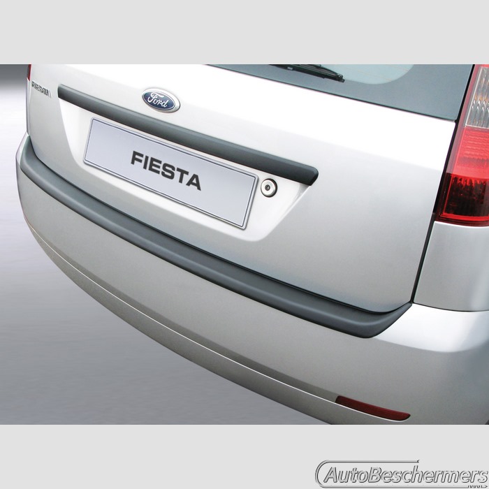 Achterbumperbeschermer zwart Ford Fiesta 3- en 5-deurs 2002-10.2008 niet ST