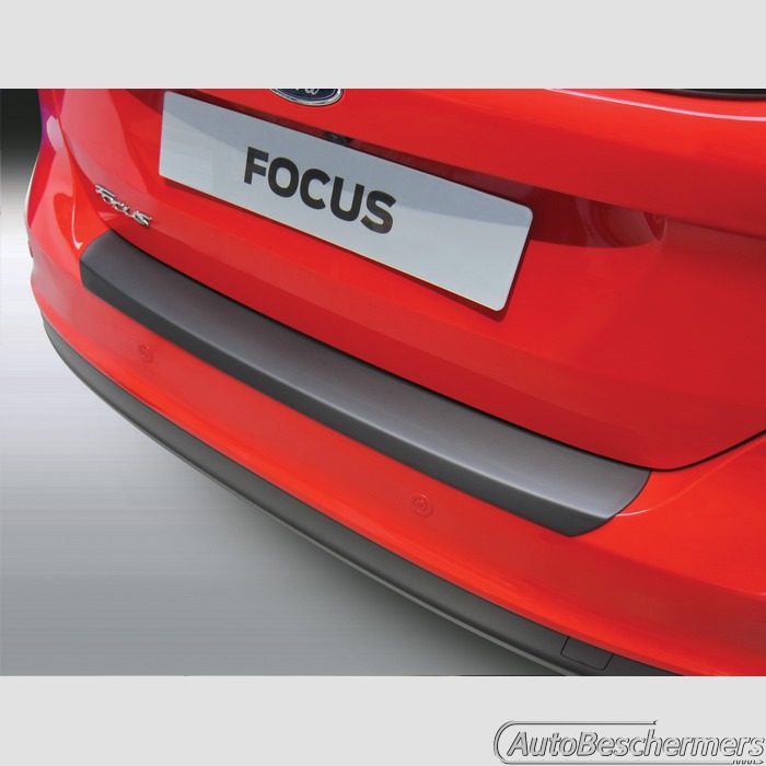 Achterbumperbeschermer zwart Ford Focus 5-deurs 08.2014-08.2018