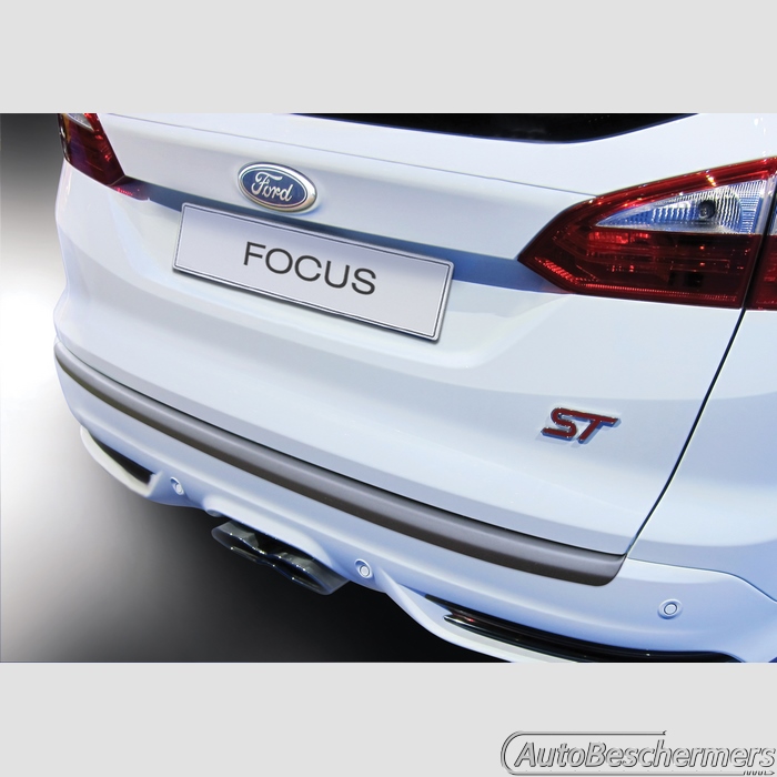 Achterbumperbeschermer zwart Ford Focus Turnier 03.2011-08.2018