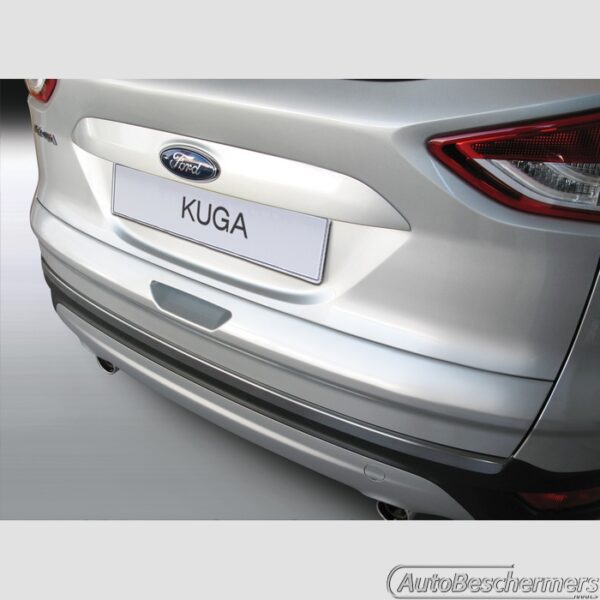 Achterbumperbeschermer zwart met ribbel Ford Kuga 03.2013-