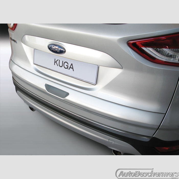 Achterbumperbeschermer zwart met ribbel Ford Kuga 03.2013-