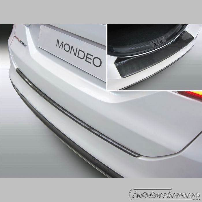 Achterbumperbeschermer zwart Ford Mondeo 5-deurs 02.2015-