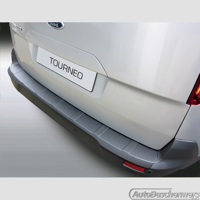 Achterbumperbeschermer zwart met ribbel Ford Transit Connect en Tourneo Connect 01.2014-