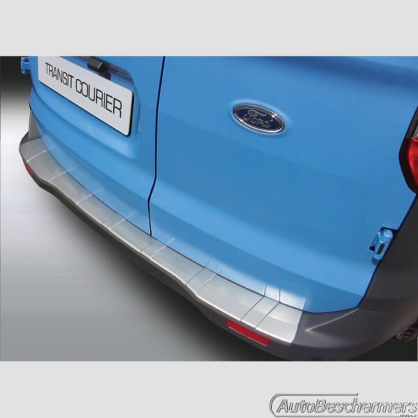 Achterbumperbeschermer zwart met ribbel Ford Transit Courier en Tourneo Courier 06.2014-