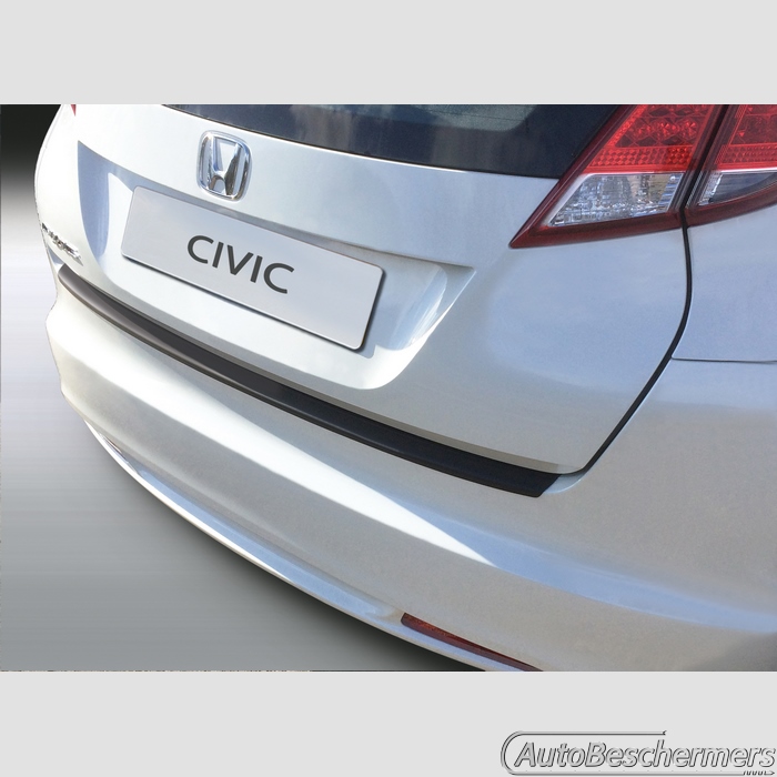 Achterbumperbeschermer zwart Honda Civic 01.2012-12.2014