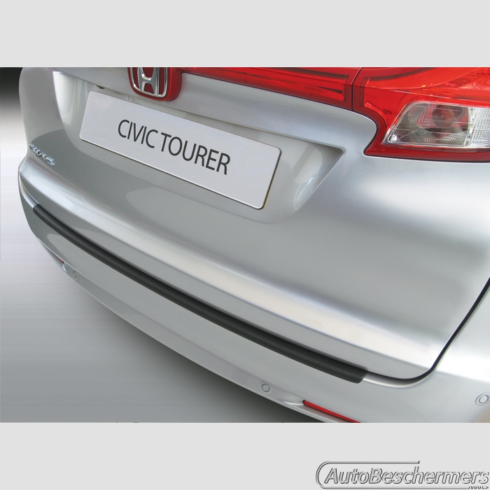 Achterbumperbeschermer zwart Honda Civic Tourer 03.2014-06.2018
