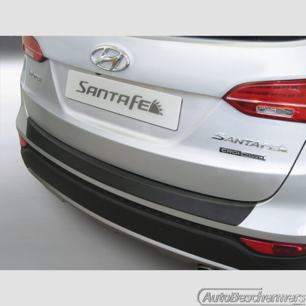 Achterbumperbeschermer zwart Hyundai Santa Fe 09.2012-10.2015
