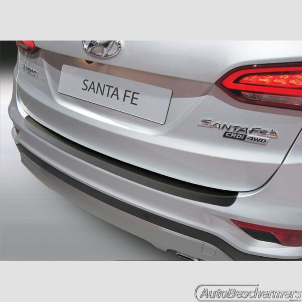 Achterbumperbeschermer zwart Hyundai Santa Fe 11.2015-08.2018